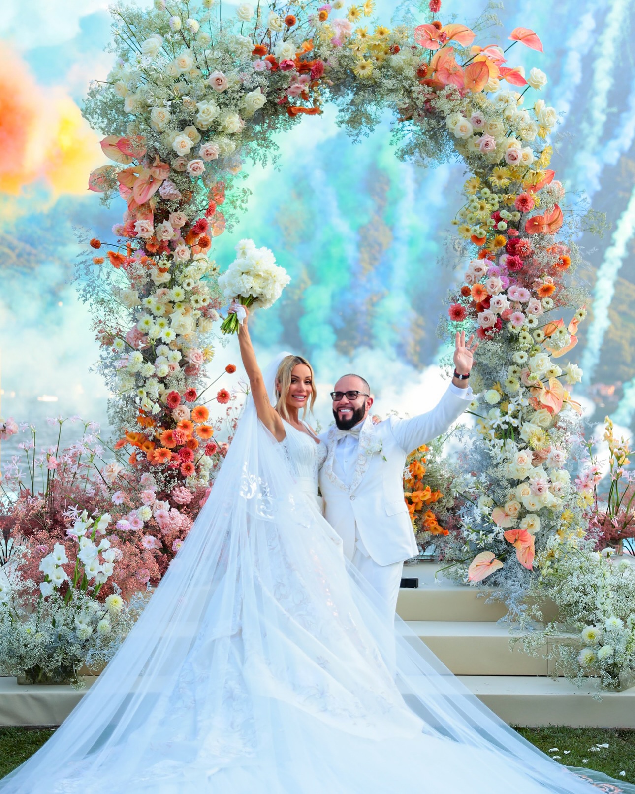 Amalfi Coast wedding couple